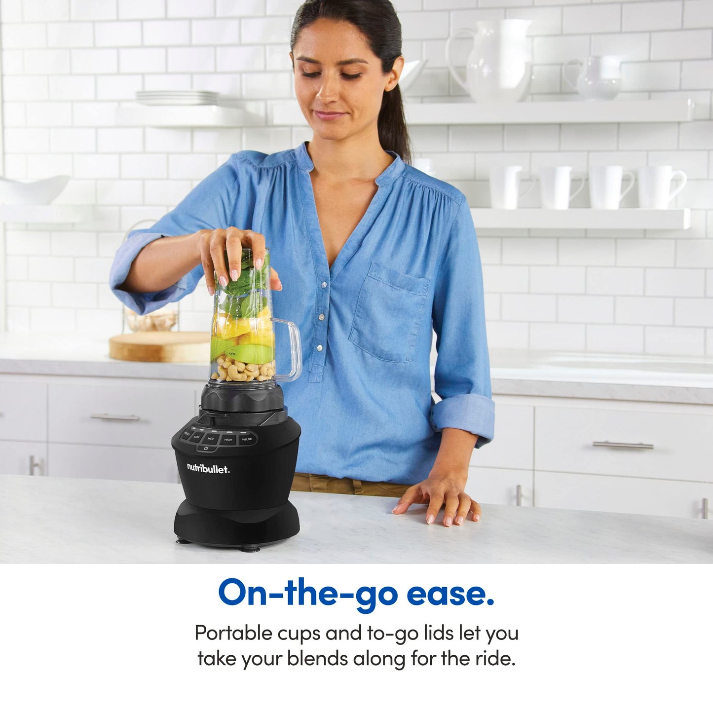 nutribullet Full-Size Blender Combo 1200W – NBF50500 - Dark Gray