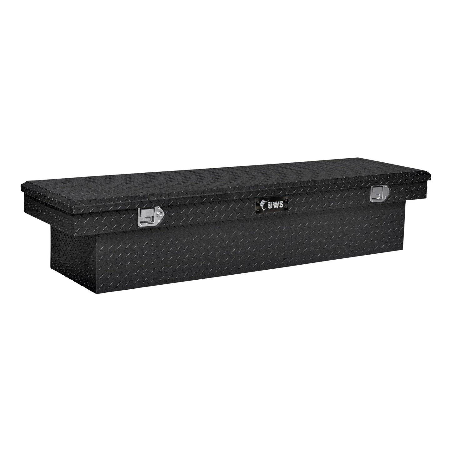 UWS EC10643 72-Inch Matte Black Heavy-Wall Aluminum Truck Tool Box, RigidCore Lid