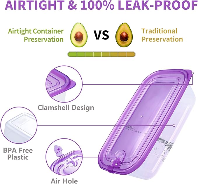 KIGI Airtight Food Storage Containers