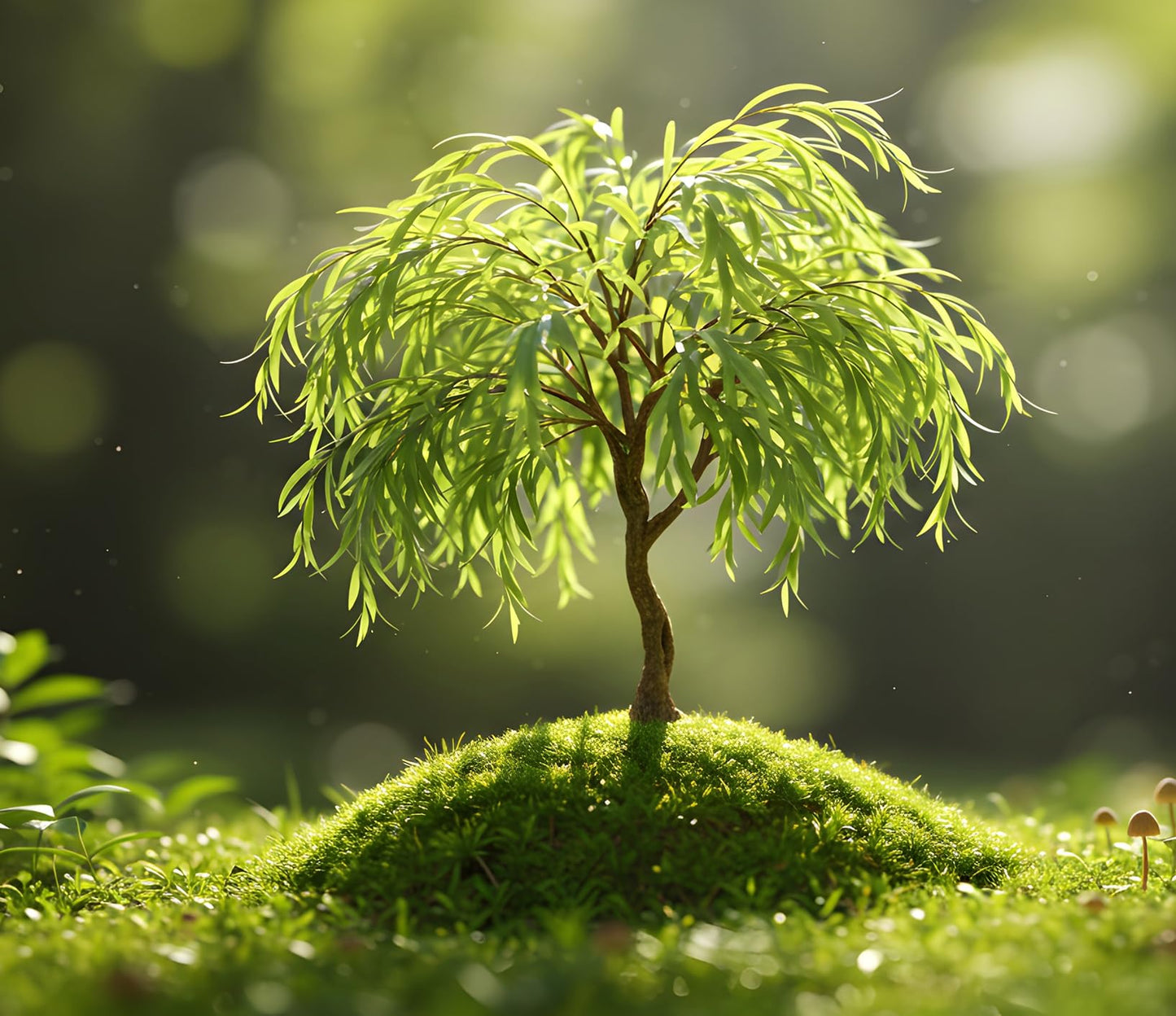 2 Miniature Weeping Willow Tree Cuttings to Grow - Stunning Weeping Branches are a Sight to See - Fast & Easy to Grow - Perfect for Indoor Pots or Outdoor Gardens, Unique Bonsai Gift for Gardeners