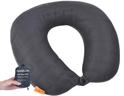 TREKOLOGY Inflatable Neck Pillow for Traveling, Inflatable Travel Pillow for Airplanes, Neck Air Pillow, Blow Up Travel Pillows for Airplane Pillow Travel Neck Support