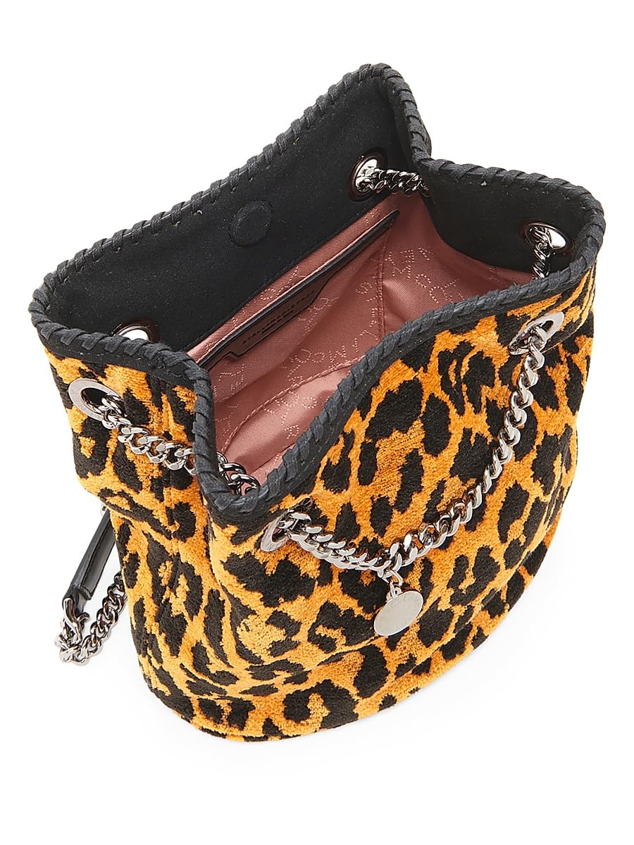 Stella McCartney, Leopard Jacquard Bucket Bag, Leopard