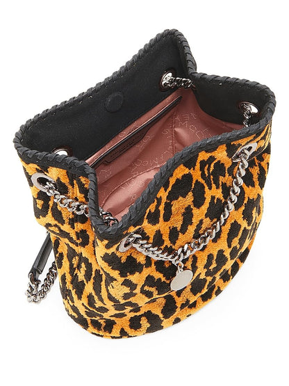 Stella McCartney, Leopard Jacquard Bucket Bag, Leopard