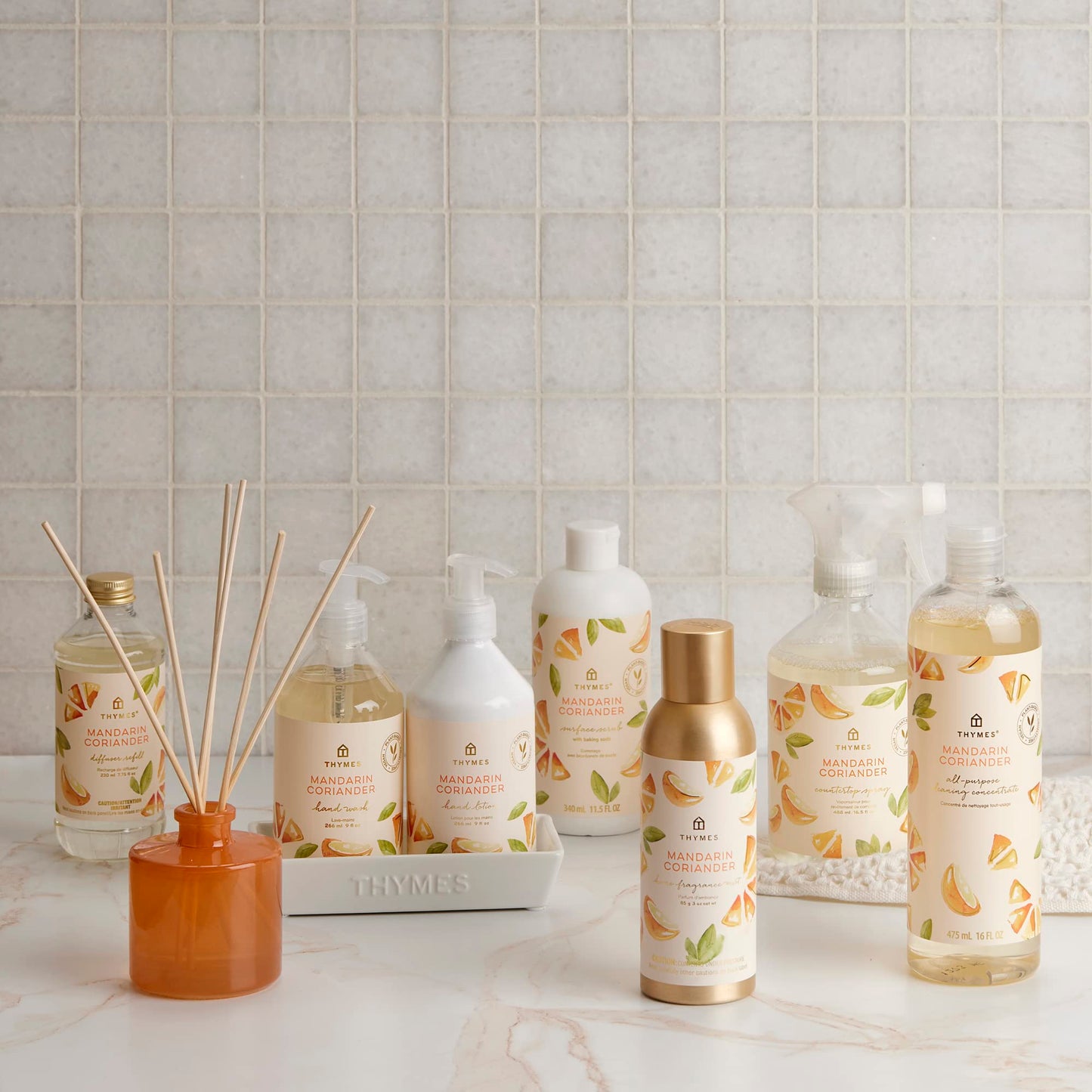 Thymes Reed Diffuser Oil Refill - Diffuser Oils Scents for Home Refill - Use for Reed Stick Room Air Fresheners (Frasier Fir, 7.75 fl oz)