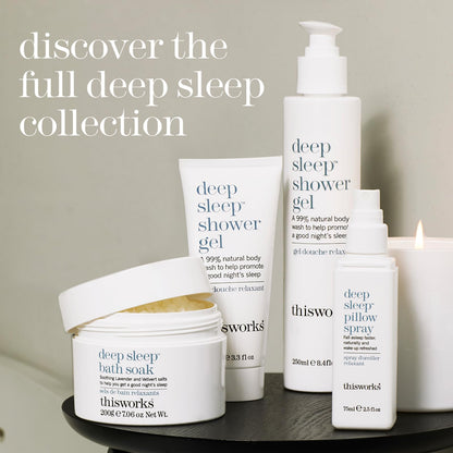 THISWORKS Deep Sleep Pillow Spray – Natural Relaxation Solution with Lavender for Stress & Anxiety Relief – 2.5 fl oz (Best Value, Most Popular Size)