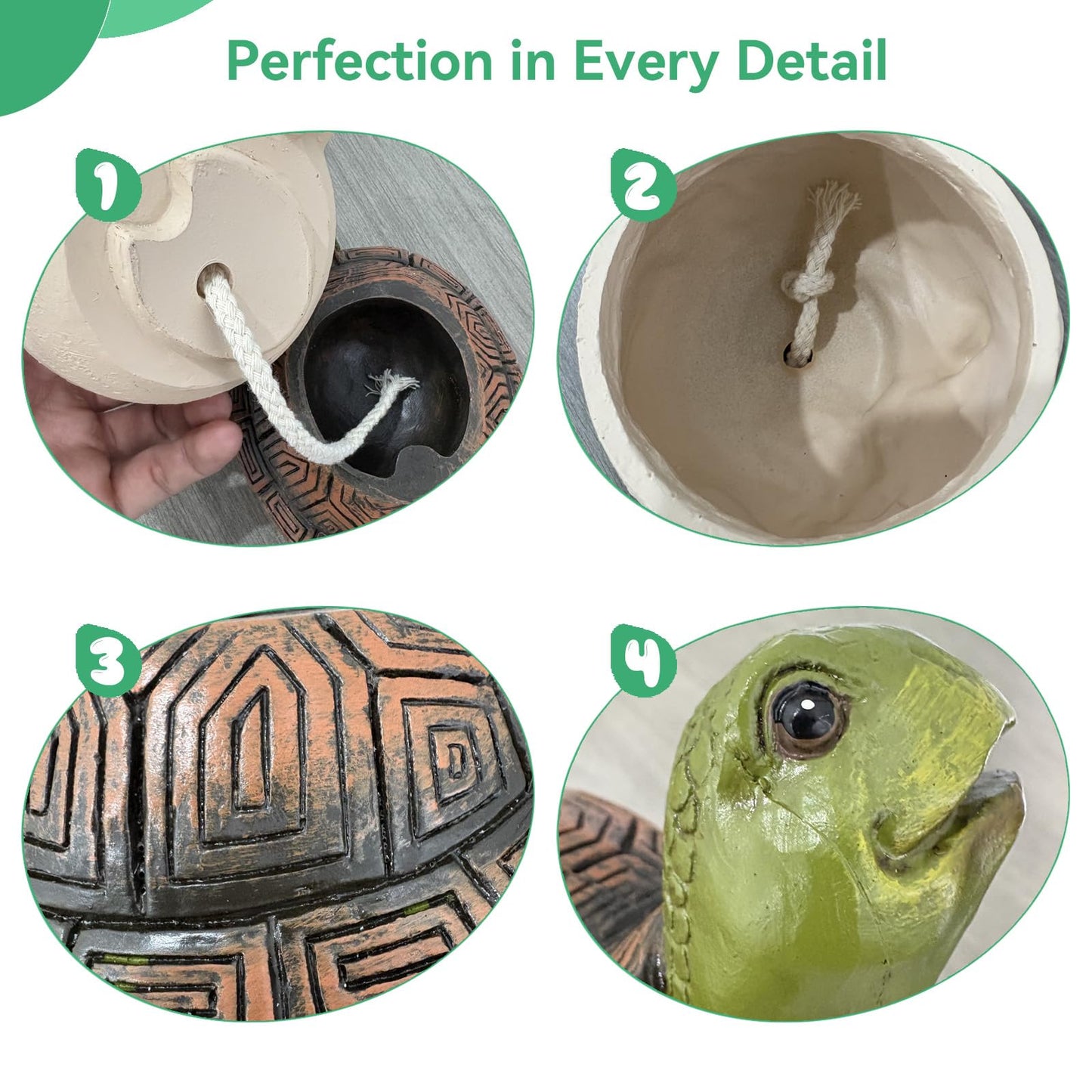 LZEXIN Smiley Face Planter Pot, Cute Plant Pots for Indoor Outdoor, Resin Smile Face Flower Cute Planter with Drainage Hole, Creative Flower Pot Succulent Planters(Riding The Turtle Model)