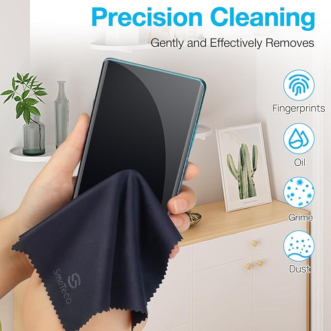 SmoTecQ Premium Microfiber Cleaning Cloths – Ultra-Soft, Scratch-Free Cloths