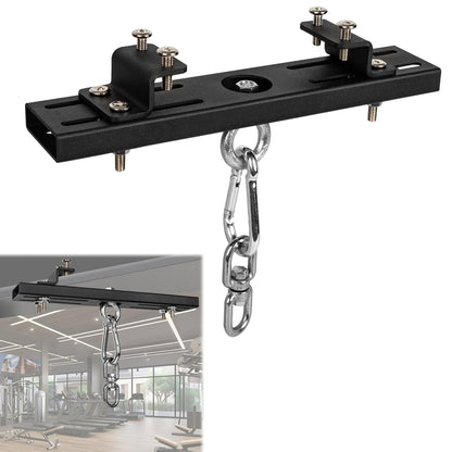 YZZHAJ Heavy Duty Steel Beam Hanger, Punching Bag Hanger Mount I-Beam, Dual-Track I-Beam Heavy Bag Mount Hanger for Boxing Muay Thai Training,Aerial Yoga Swing & Hammock