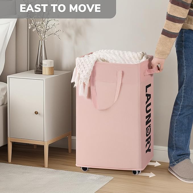 Goodpick Pink Laundry Basket