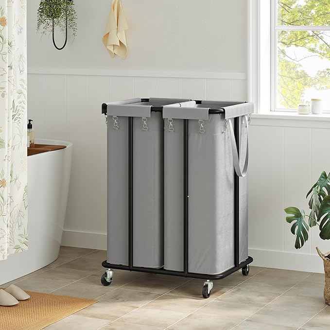 WOWLIVE Double Laundry Hamper