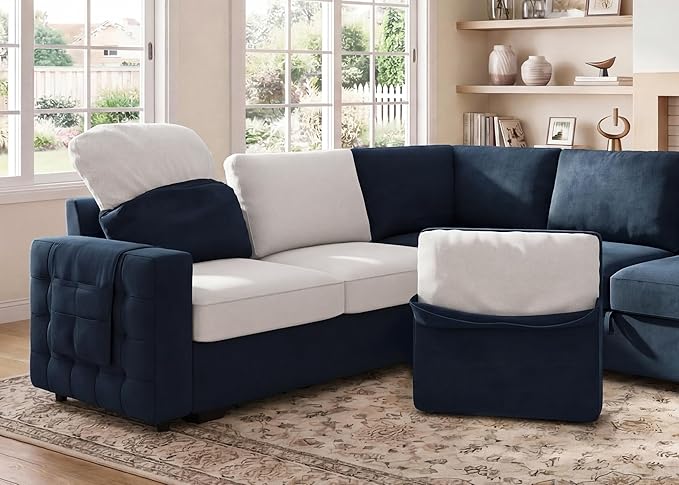 HONBAY Sectional Sleeper Sofa