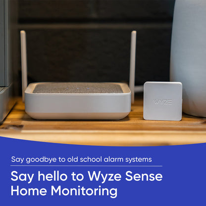 Wyze Home Security Core Kit: Hub, Keypad, Motion Sensor, Entry Sensors (x2); Compatible w/ Wyze Cam, Leak & Climate Sensors; 3 Mo. of 24/7 Professional Monitoring Service Incl., Subscription Required