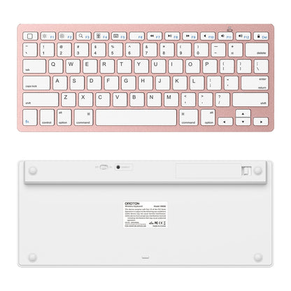 OMOTON Bluetooth Keyboard Compatible with iPad 10th Generation, iPad 10.2 (9th/8th/7th), iPad Pro 13/12.9/11 inch, iPad Air/Mini and More iOS Devices, White