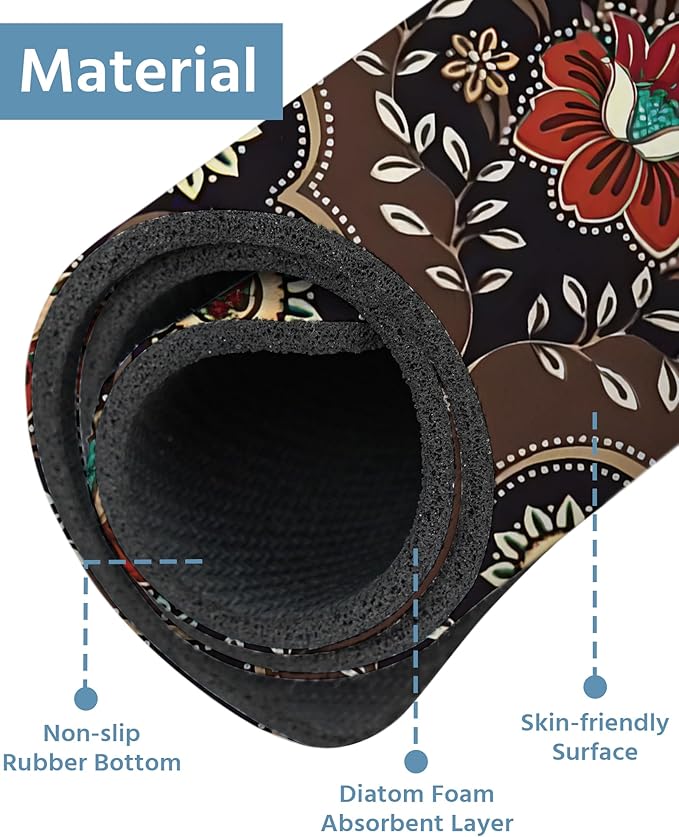 Patterned Sink Faucet Mat Kitchen Splash Guard Super Absorbent Drying Mat