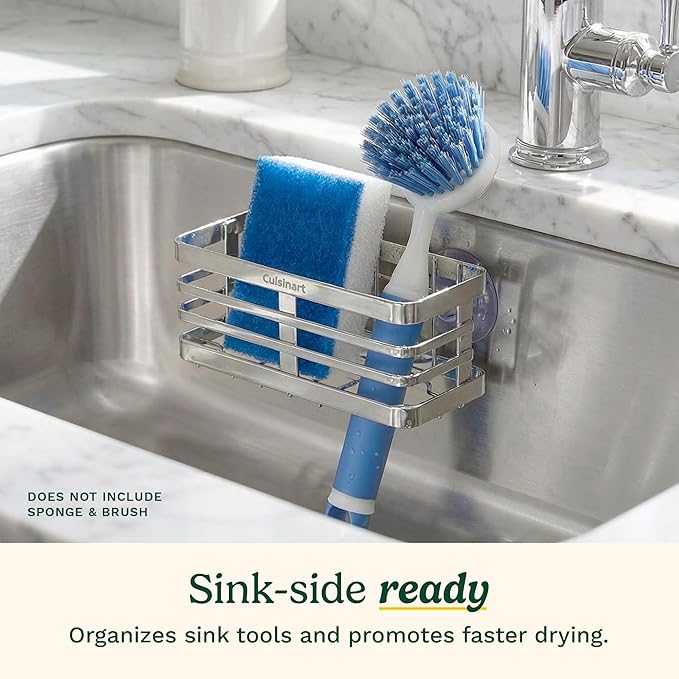 Cuisinart Sponge Holder for Kitchen Sink—Metal Sink Caddy