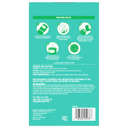 STEM Flying Insect Fan Trap for Indoor Bug Control, Attracts Mosquitoes, Fruit Flies, and House Flies, Plug-in Fan with UV Light, Starter Kit Includes 1 Device and 5 Glue Traps