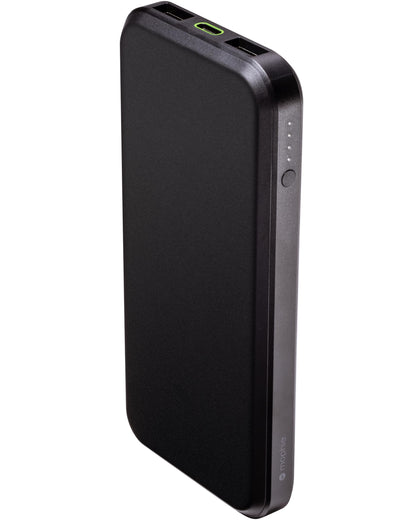 Mophie powerstation prime20 - Ultra-Compact Portable Power Bank with 20,000mAh Internal Battery, 18W USB-C PD Fast Charging, 3-Device Simultaneous Charging, Eco-Friendly Design