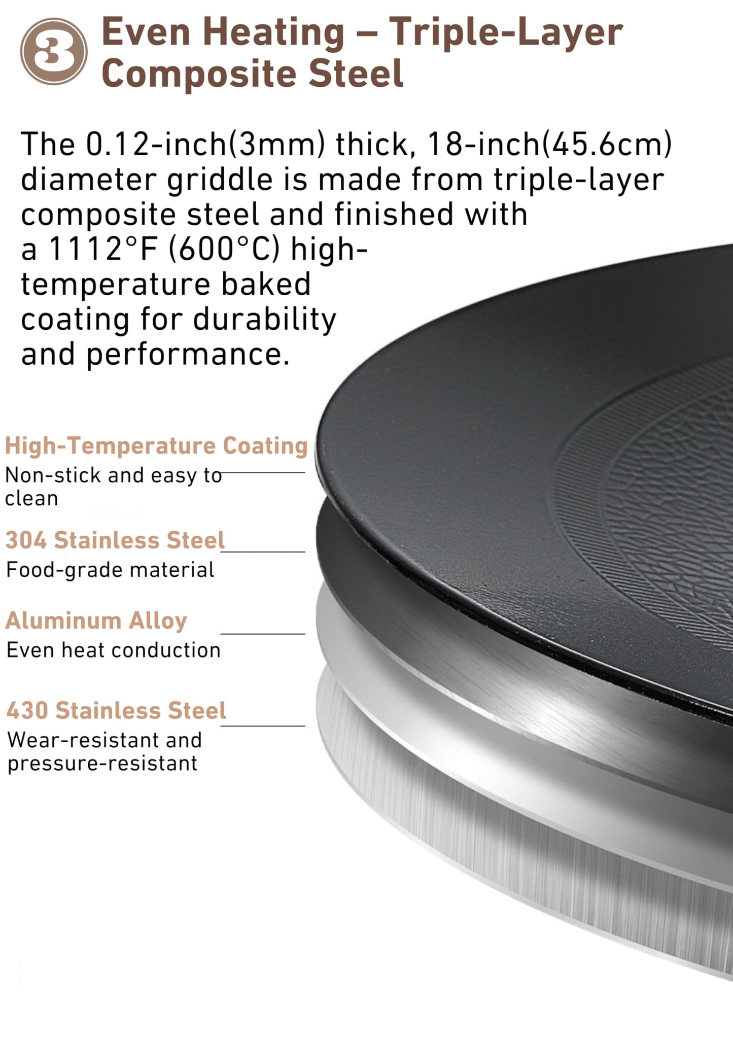CAMPINGMOON Skottle Grill Cooking System Kit 18 inch Carbon Steel Pan Adjustable Legs Portable Camp Cooking Gear with Carry Bag (Skottle isobutane stove set GR-901)