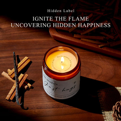 Sympathy Gifts for Loss of Loved One - No Words,Just Hugs Candle,Bereavement Gift, Condolence Gift