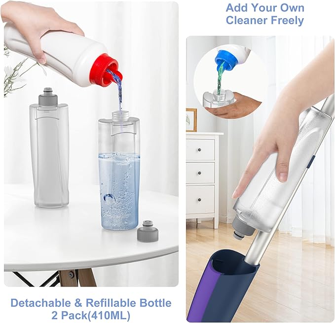 Spray Mops for Hardwood Floors Cleaning: MEXERRIS Wet Mop