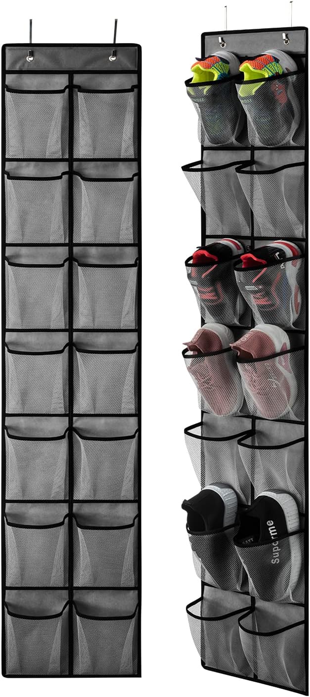 KEEPJOY Over the Door Shoe Organizer, Hanging Shoe Organizer