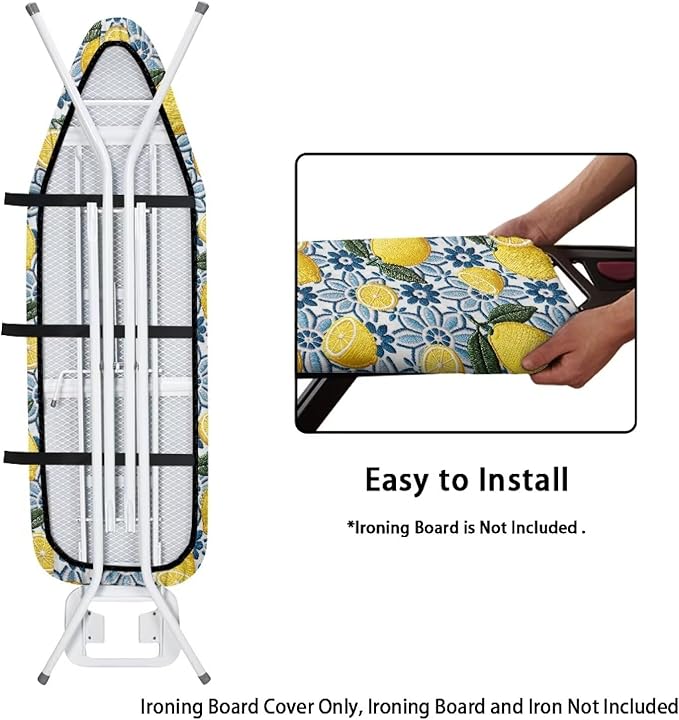 Sprowallow Tribal Lemon Ironing Board Cover and Pad