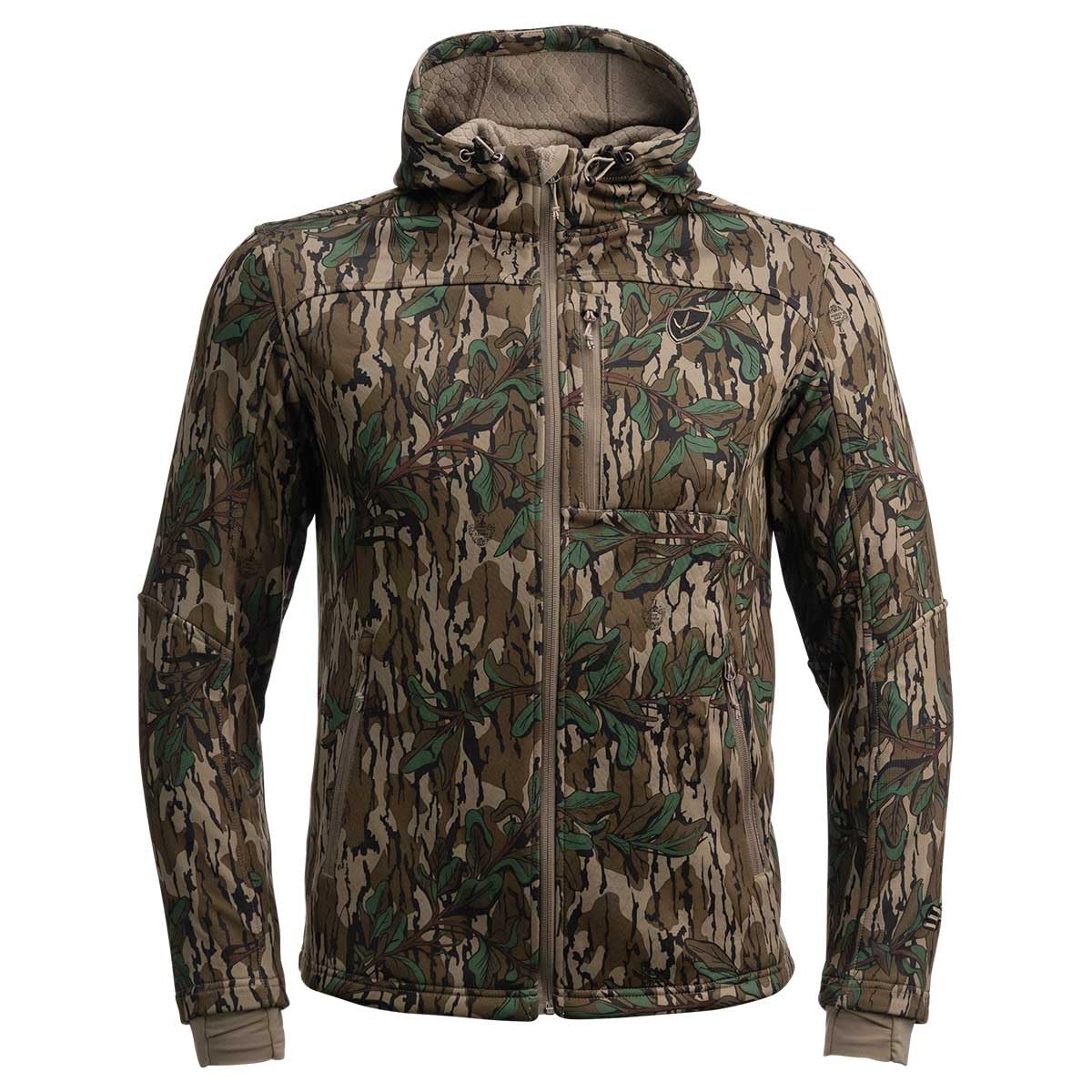 BLOCKER OUTDOORS Finisher Camouflage Turkey Hunting Jacket for Men (MO Greenleaf, 3X-Large)