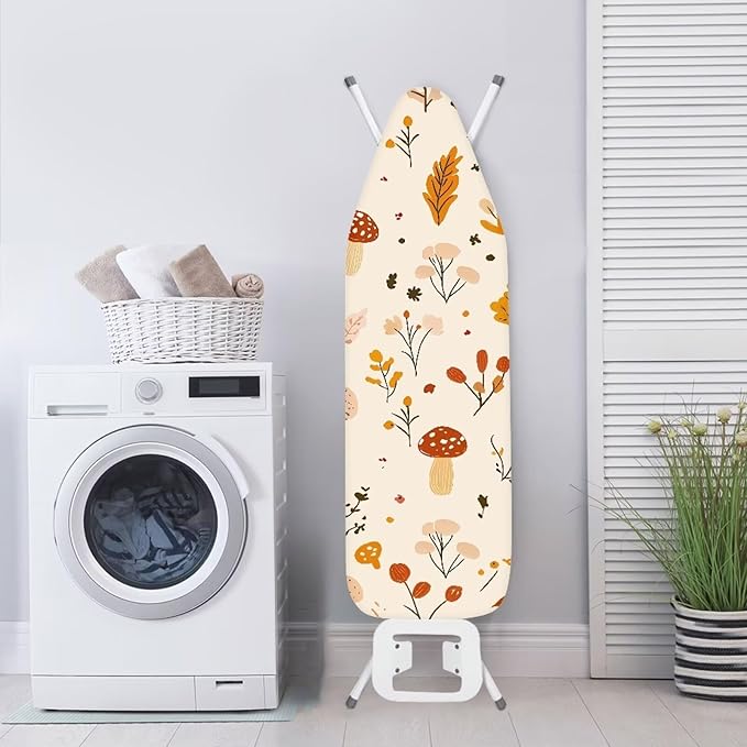 Iron Board Pad, Elastic Edge Ironing Board Cover, Full Size Scorch Resistant