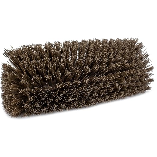 SPARTA Multi-Level Tile Scrub Brush 12" Wide Brush Head, Heavy-Duty Tile
