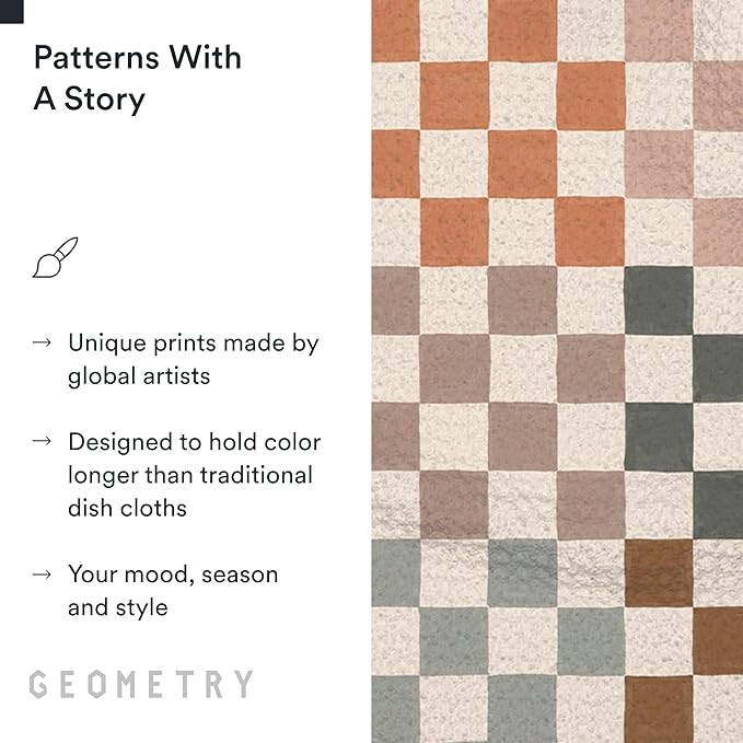 GEOMETRY Kitchen Dish Cloths