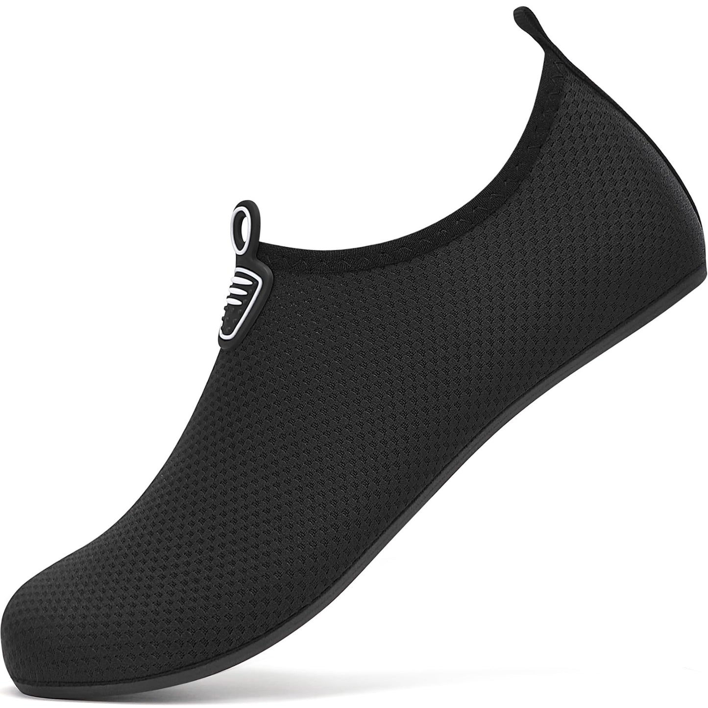 sportvibe Water Shoes Beach Shoes Lightweight Barefoot Aqua Quick Dry Breathable Swim for Women Men Surfing Running Driving Pool Yoga (Black,9 UK/43 EU)