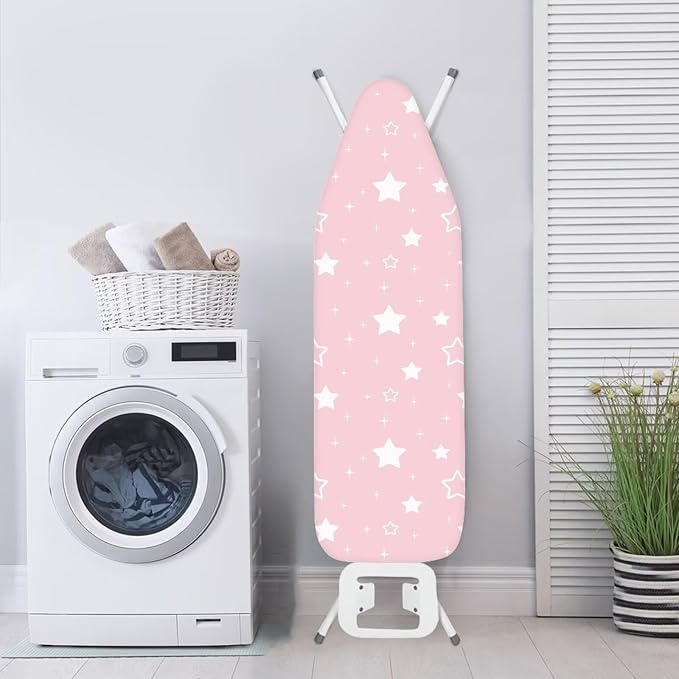 Pink Stars Ironing Board Cover