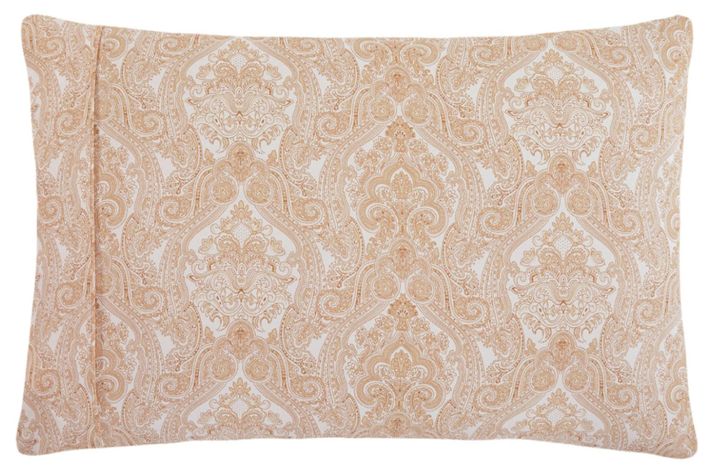 Spirit Linen home 6-Piece King Size Bed Sheet Set - Deep Pocket, Paisley Pattern, Soft and Breathable Bed Sheets, Microfiber Material, Includes 1 Fitted, 1 Flat, 4 Pillowcases - Taupe Paisley Design