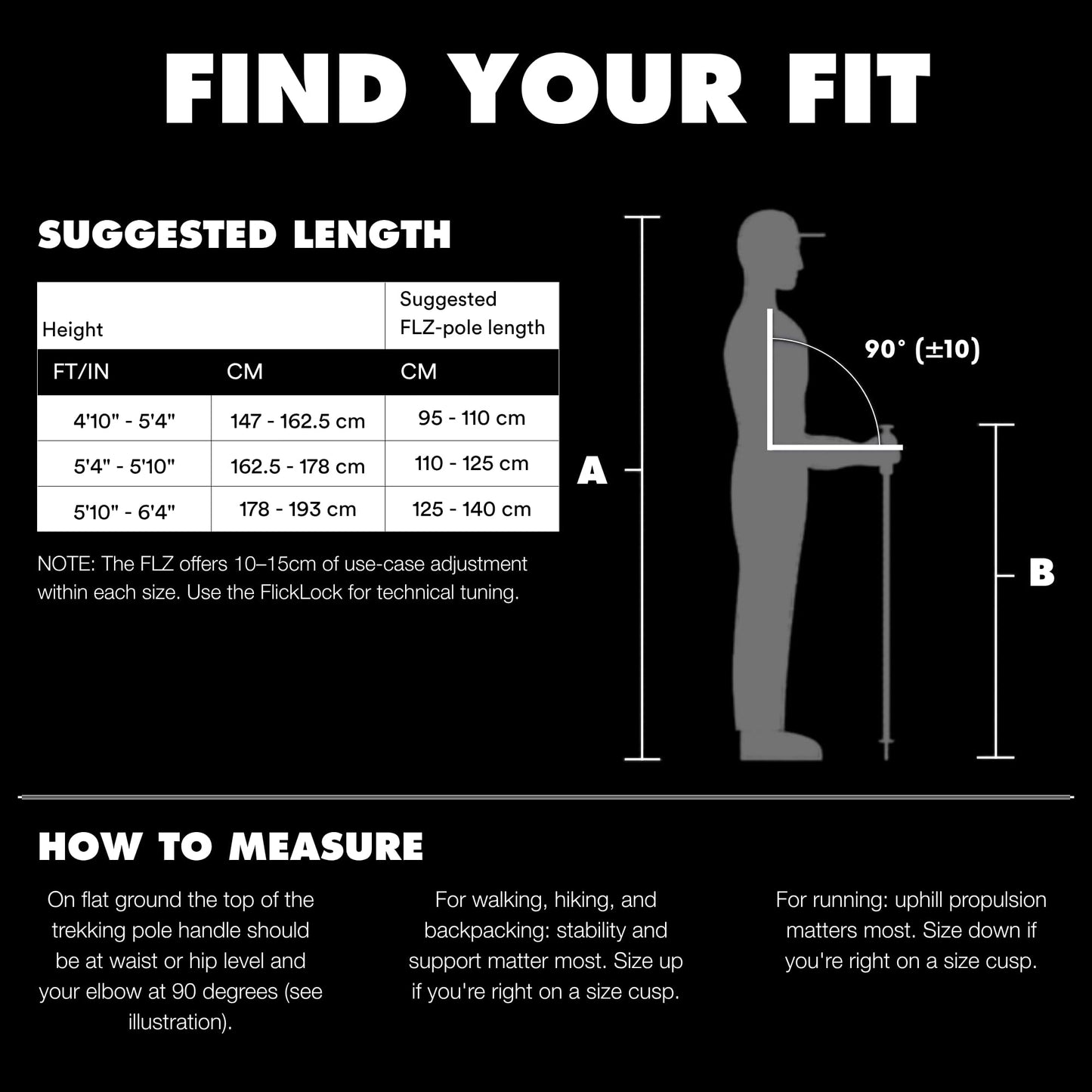 BLACK DIAMOND Distance Carbon FLZ Trekking Poles (Pair) | Ultralight Carbon Fiber | Z-Pole Folding Design | Hiking & Trail Running | Desert Sky | 110 cm
