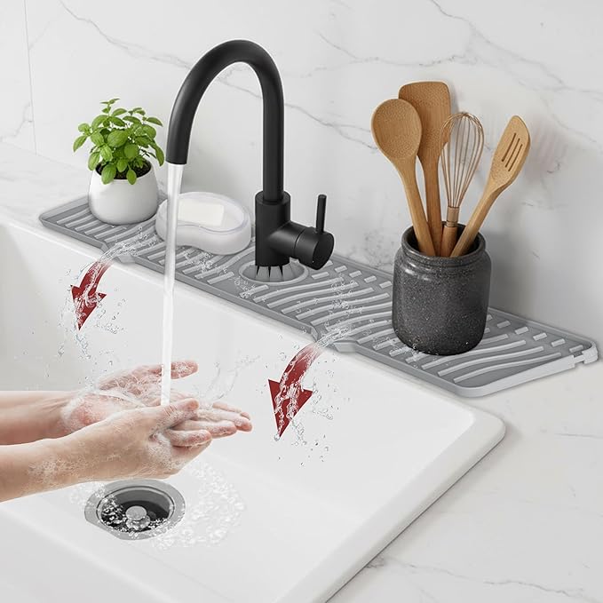 ODRAGO Silicone Kitchen Sink Splash Guard