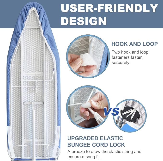 14x42 Inch Over-The-Door Ironing Board Cover