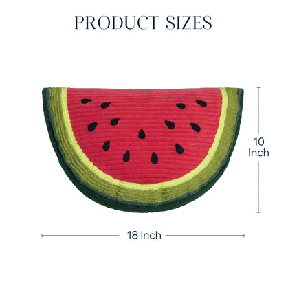 Phantoscope Papaya Shaped Throw Pillow, Fruit Themed Cushion for Couch, Bed and Chair, Pink, 10 x 15 inches