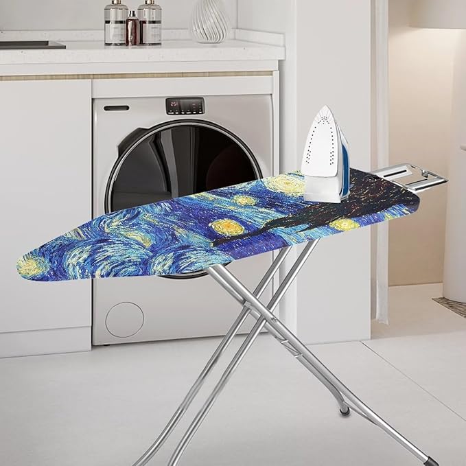 Starry Night Ironing Board Cover and Pad Standard Size Van Gogh Padded Table