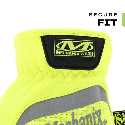 Mechanix Wear - Hi-Viz FastFit Gloves (X-Large, Fluorescent Yellow) SFF-91-011