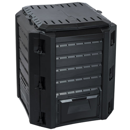 DEUBA® 800 Litre Garden Composter Bin | Composting Waste Box | Recycling | Dog Waste | Food Caddy | Worm Farm | Outdoor Compost Eco Storage Bins | Large