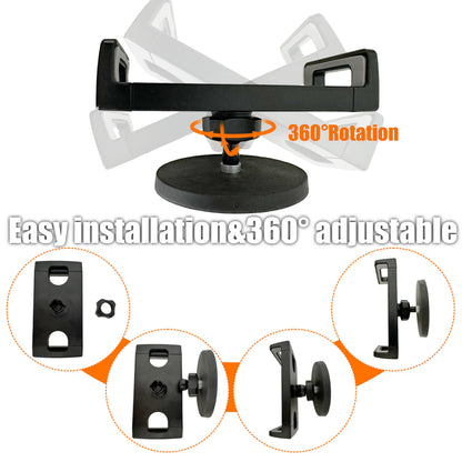 VasSmtCPH Magnetic Tablet Holder Fridge Tablet Mount for Cabinet Whiteboard Gym Warehouse and More fits 4.7-12.9 inch Phones and Tablets, 360°Adjustable 3.5" Magnetic Base