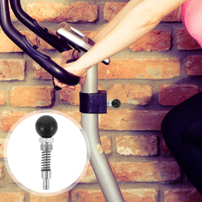 FOYTOKI Pull Pin Spring Knob for Gym Equipment Adjustable Exercise Machine Release Pin Durable Fitness Equipment Knob 4.33 Inch Black Spring Latch for Workout