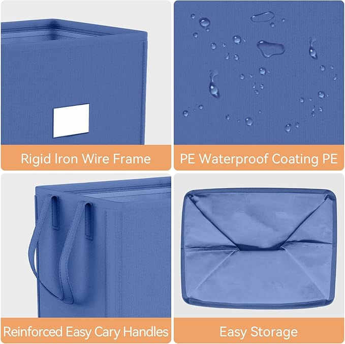 MCleanPin 225L Large Laundry Hamper Collapsible