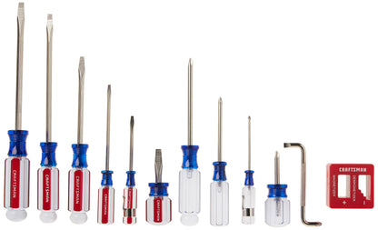 CRAFTSMAN Screwdriver Set, Assorted, 12Piece (CMHT65044)