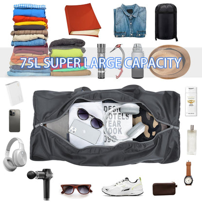 Foldable Duffel Bag 30" / 75L Lightweight with Water Resistant for Travel