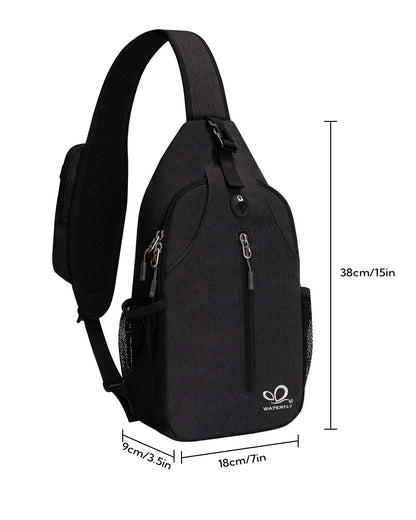 Waterfly Sling Bag Backpack Shoulder Crossbody Bag Chest Bags Hiking Casual Daypack for Men Women