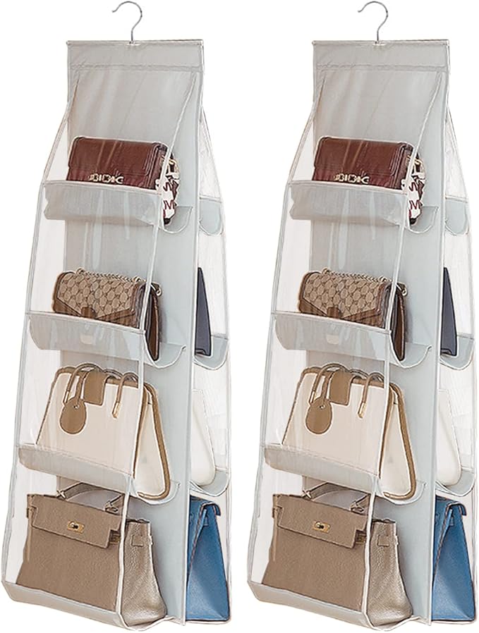 AARAINBOW 2 Packs Hanging Handbag Purse Organizer
