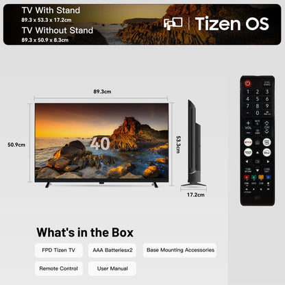 FPD 65 Inch Smart TV, 4K LED Google TV with Google Play Built-in Google Cast, HDR 10, Compatible with Dolby Atmos & Vision MEMC, Voice Assistant Remote, UHD Flat Screen Television (CG65-C3,2024)