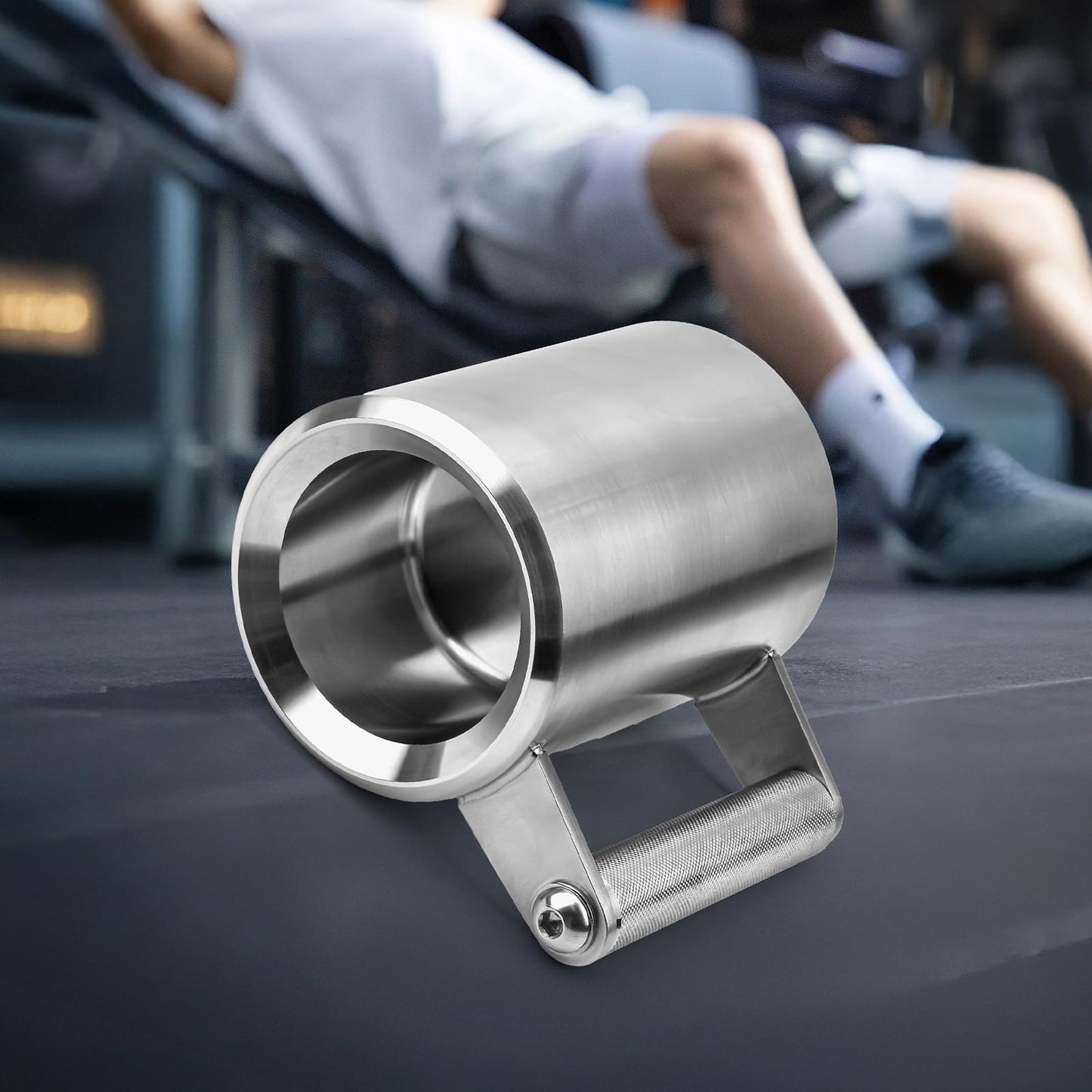 Esayendder Mug,8KG/18LB 300 ML Stainless Steel Super Dumbbell Fitness Sports, Coffee Mug