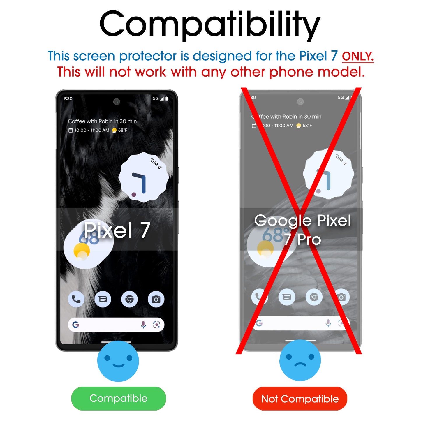 amFilm Designed for Google Pixel 10 Pro Pixel 10 / 9 / 9 Pro 6.3" Screen Protector: 2025/2024 Tempered Glass, Ultrasonic Fingerprint Compatible, Easy Installation Frame, Anti Scratch, Bubbles-Free,3 Pack
